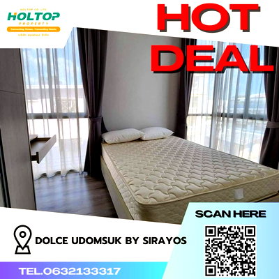 คอนโดให้เช่า : #Z449 ให้เช่าคอนโด DOLCE Udomsuk by Sirayos