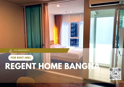 Condos for rent : For rent ✨ Regent home bangna ✨ Fully furnished and equipped with electrical appliances, near BTS Bangna