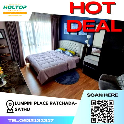 Condos for rent : #Z1053 Condo for rent Lumpini Place Ratchada-Sathu