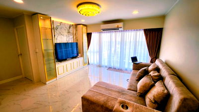 Condos for rent Market Village Suvarnaphumi : For Rent! Nouvelle Condo Bangna KM14 (Thana City), 2Bed 2Bath, 98 sq.m., 10th fl., fully furnished, great view, with internet