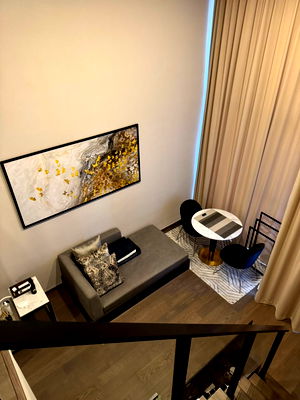 Condos for sale Samitivej China Town Hospital : Park Origin Chula Samyan【𝐒𝐄𝐋𝐋】🔥Dark, cool, stylish! Condo decorated in dark tones, luxurious built-ins, near the BTS.🔥 Contact Line ID: @hacondo