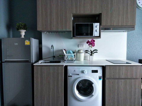 🔺 For Rent Condo THE PARKLAND CHARAN-PINKLAO Building C, Floor 8,Studio, Room size 24.00 sqm