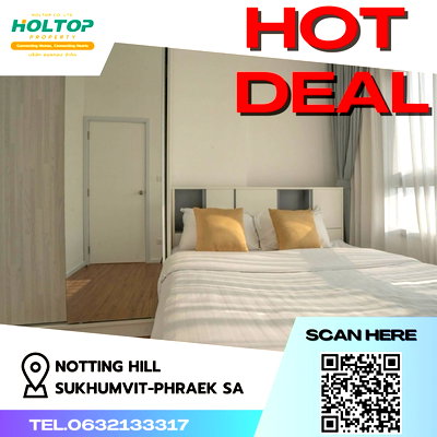 คอนโดให้เช่า : #Z524 ให้เช่าคอนโด Notting Hill Sukhumvit-Phraek Sa
