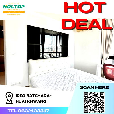 คอนโดให้เช่า : #Z520 ให้เช่าคอนโด IDEO Ratchada-Huai Khwang