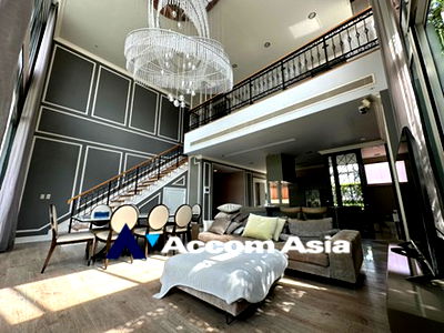 Houses for sale Bangkok University : 🔼🔽 AccomA 📩  Grand Modern-Classic Home with Double-Height Ceiling (AA34999)