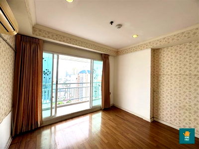 Condos for rent Rama 9 : Grand Park View Asoke 3 bedrooms, 2 parking spaces, empty room 30,000 baht