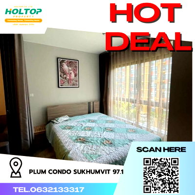 คอนโดให้เช่า : #R4281 ให้เช่าคอนโด Plum Condo Sukhumvit 97.1