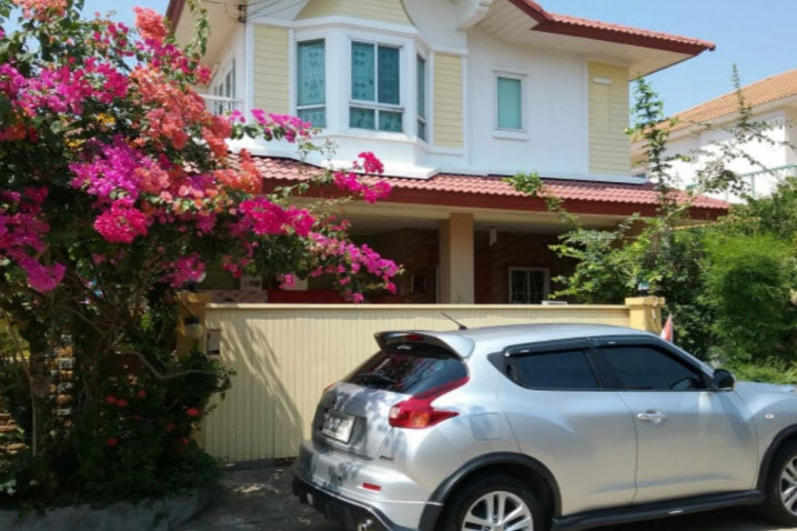 ขายบ้านเดี่ยว : บ้านเดี่ยว 54 ตร.วา ม.มณีรินทร์พ่าร์ค รังสิต อำเภอเมืองปทุมธานี จังหวัดปทุมธานี 2.4M