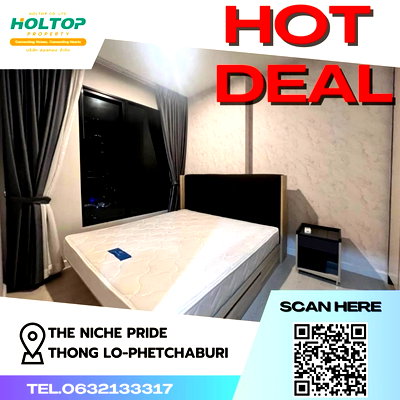 คอนโดให้เช่า : #Z544 ให้เช่าคอนโด The Niche Pride Thong Lo-Phetchaburi