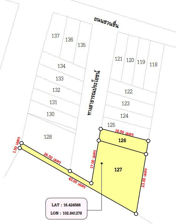 picture ตึกแถว 362.8 square meter Khon Kaen Muang Khon Kaen Nai Muang for 4880000 THB - 3/4