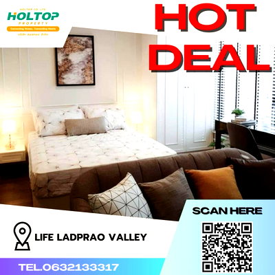 คอนโดให้เช่า : #Z547 ให้เช่าคอนโด Life Ladprao Valley