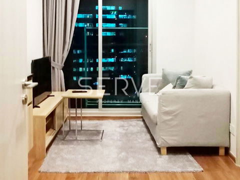 Corner unit 1 Bed with Ratchada view Next to MRT Thailand Cultural Centre 80 m. / Condo For Rent-Noble Revolve Ratchada 2