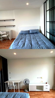 Condos for rent The Nine Rama 9 : Condo for rent: Lumpini Ville Phatthanakan Srinakarin, ready to move in. If interested, contact Line @goodmanpro or call 0999029192.