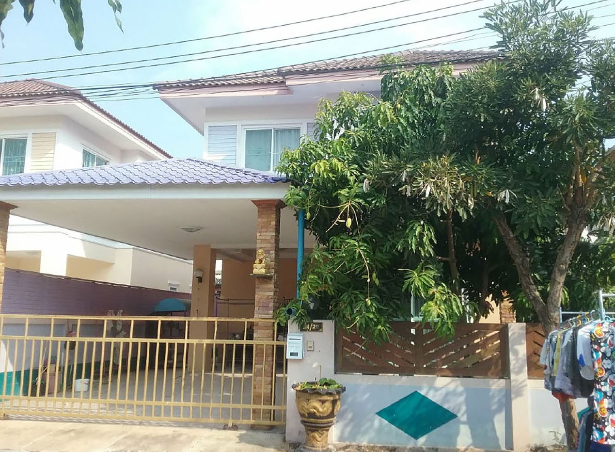 รูป บ้านแฝด เนื้อที่ทั้งหมด 176 ตารางเมตร 24/28 หมู่ที่10 ม.นนทวีวิลล์5 แขวงหนองจอก เขตหนองจอก กรุงเทพมหานคร ราคา 2,480,000 บาท - รูปที่ 1/2