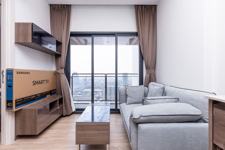 🌆 For Rent: THE LINE Phahon - Pradipat | Just 550 m. to BTS Saphan Khwai | High Floor + Stunning City View @90condo 🌃