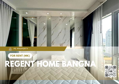 Condos for rent : For rent ✨ Regent home bangna ✨ Fully furnished and equipped with electrical appliances, near BTS Bangna