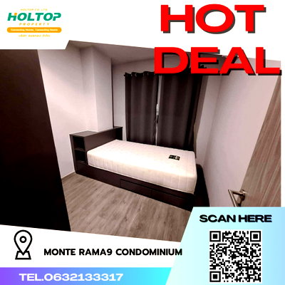 คอนโดให้เช่า : #R4340  ให้เช่าคอนโด Monte Rama9 Condominium