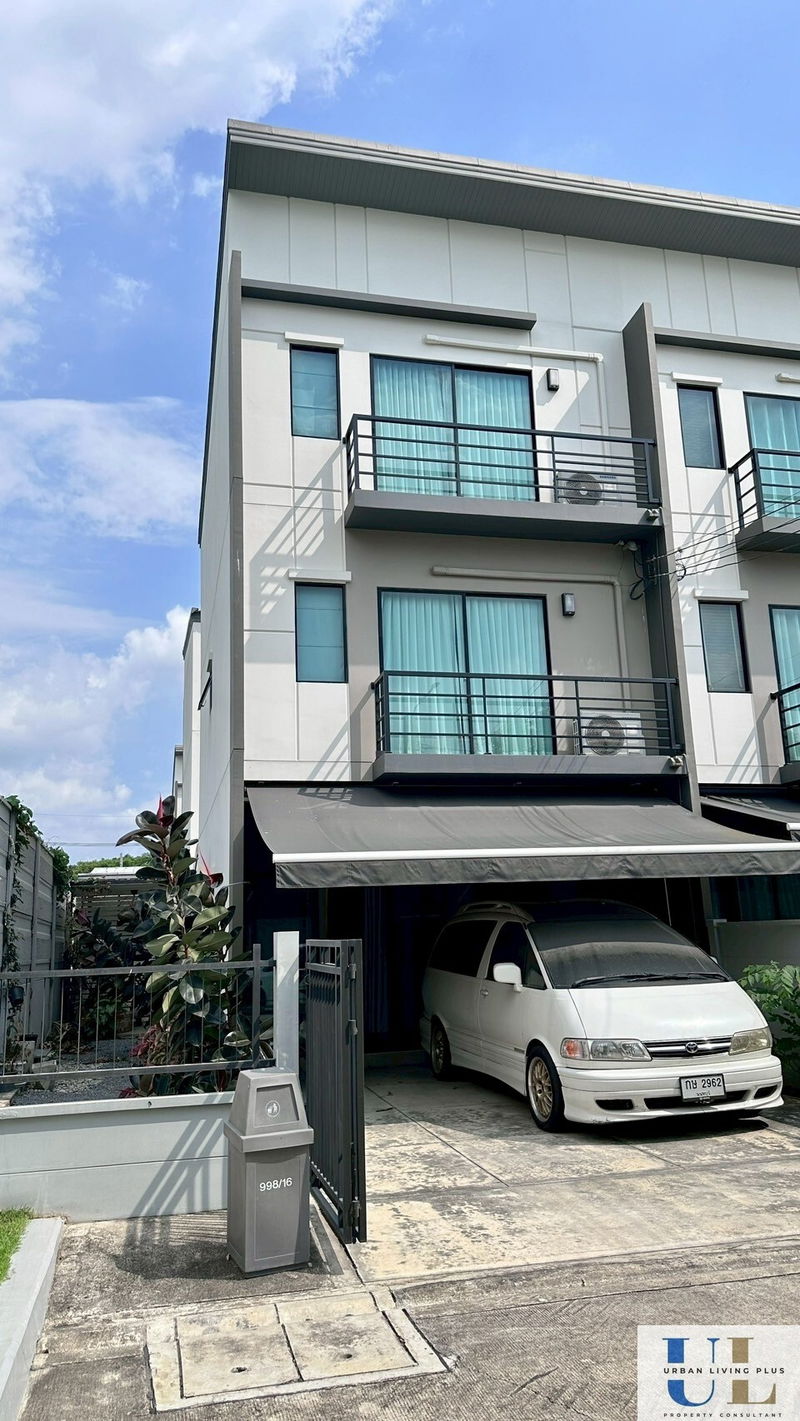 Twin houses for rent : ( U20250402300 ) Tel/Line 096-2479369 FOR RENT , Baan Klang Meung Ratchaphruek - Sathorn 3 bed 3 bath 141 Sq.M. New house