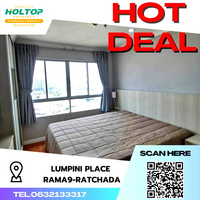 คอนโดให้เช่า : #S3815 ให้เช่า Lumpini Place Rama9-Ratchada