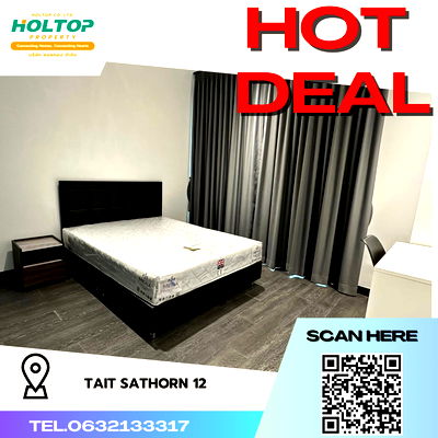 เช่าคอนโด BTS เซนต์หลุยส์ : #R4350 ให้เช่าคอนโด   Tait Sathorn 12