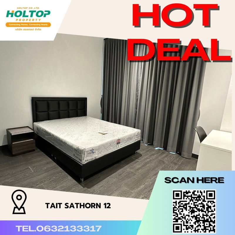 คอนโดให้เช่า : #R4350 ให้เช่าคอนโด Tait Sathorn 12