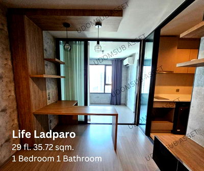 Condos for sale Ratchadaphisek Road : Hot Sale!!! Life Ladprao Condo Close to BTS Ha Yaek Ladpharo station