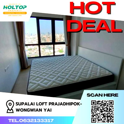 Condos for rent : #Z620 Condo for rent Supalai Loft Prajadhipok-Wongwian Yai