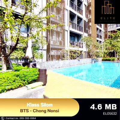 คอนโด จุฬาลงกรณ์มหาวิทยาลัย : ✨ Klass Silom ใจกลางสีลม รายล้อมด้วยธรรมชาติ พร้อมเฟอร์นิเจอร์ครบ เข้าอยู่ได้ทันทีแค่ถือกระเป๋าใบเดียว 💯