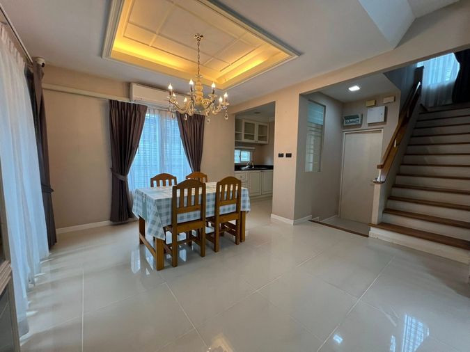 3-bed house for rent, 320 sqm, 80 sq wah, Chaiyapruk Ramintra - Wongwaen 2