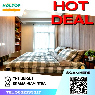 Condos for rent : #Z633 Condo for rent THE UNIQUE EKAMAI - RAMINTRA