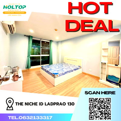 Condos for rent Ladprao Hospital : #Z623 Condo for rent The Niche ID Ladprao 130