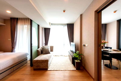 Condos for rent : 📲Line ID @556ryccg 🏎️2 Bedroom 54 sqm Floor7 LLOYD Soonvijai-Thonglor Phetchaburi road Fully furnished near Bangkok Hospital