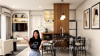 คอนโด ภูเก็ต : ยินดีรับAgent คอนโด2ห้องนอน 2ห้องน้ำ DCondo Campus Resort Kuku ดีคอนโดแคมปัส กู้กู by แสนสิริ - วิวสระว่ายน้ำ รีโนวทพร้อมเฟอร์นิเจอร์Built-in