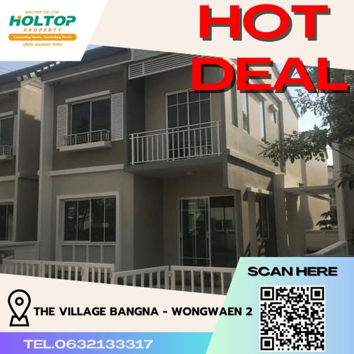 #R4382  House for rent The Village Bangna - Wongwaen 2