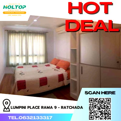 คอนโดให้เช่า : #R4379 ให้เช่าคอนโด Lumpini Place Rama 9 - Ratchada