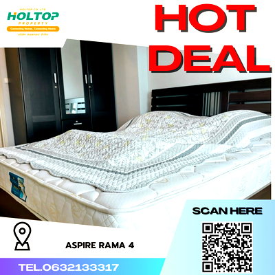 Condos for rent Kluai Nam Thai : #R4367 Condo for rent Aspire Rama 4 