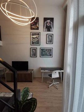 🎉 For rent condo IDEO NEW RAMA 9 Building 1, Floor 22,Duplex, Room size 31.00 sqm