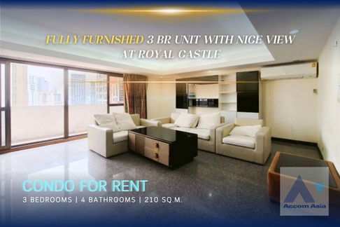 🔼🔽 AccomA 📩 Elegant City View Residence in Classic Sukhumvit 39 at Royal Castle