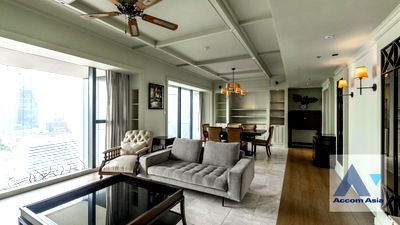 คอนโดให้เช่า : 🔼🔽 AccomA 📩  Elegant built-in condo with city view in Sathorn (AA32613)
