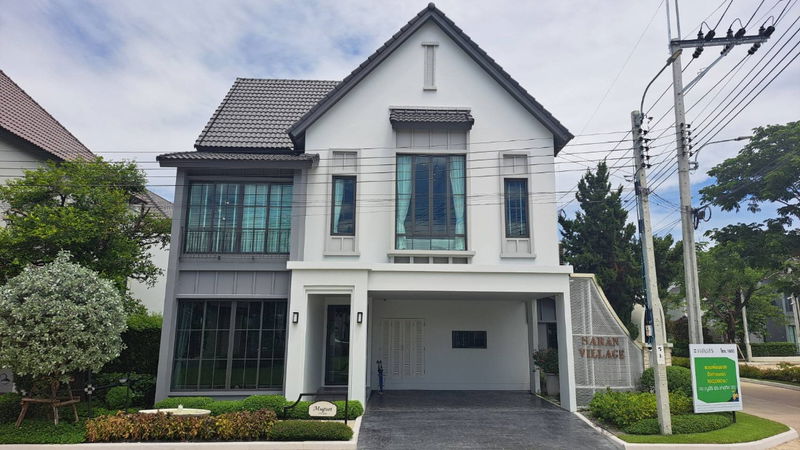 ขายบ้านเดี่ยว : บ้านเดี่ยว Modern Farmhouse สราญสิริ ประชาอุทิศ90