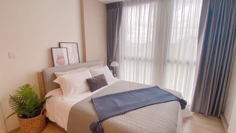 For rent : Chambers Onnut Sukhumvit 81 , The room is available viewing on August 13