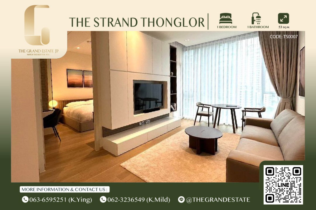 ⭐️The Strand Thonglor⭐️ห้องสวยสไตล์โมเดิร์น พร้อมอยู่ ใกล้ BTS ทองหล่อ