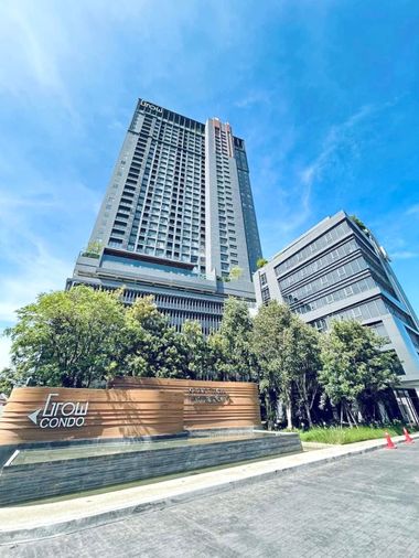  คอนโดปล่อยเช่า Condo Grow Rattanathibet MRTสถานีไทรม้าอยู่ติดหน้าคอนโด