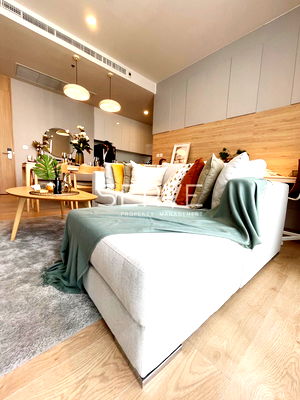 ขายคอนโด : 2 Beds 2 Baths High Fl.25+ New Condo Close to BTS Asok and MRT Sukhumvit 550 m. / For Rent & Sale-Noble BE19