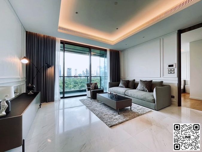 ✨Line ID @556ryccg 🚞คอนโดหรูวิวสวนลุมพินี 87 ตรม 1 ห้องนอน ชั้น11 Sindhorn Tonson ถนนสารสิน Fully furnished