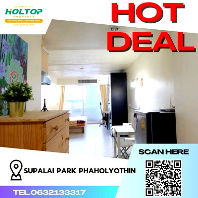 Condos for rent : #Z671 Condo for rent: Supalai Park Phaholyothin