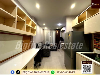 Condos for rent Ratchada-Ramintra Road : A68-048 For rent, Condo Chrisma Ramintra, 2nd floor, size 34 sq m., fully furnished, ready to move in, near Fashion Island✨