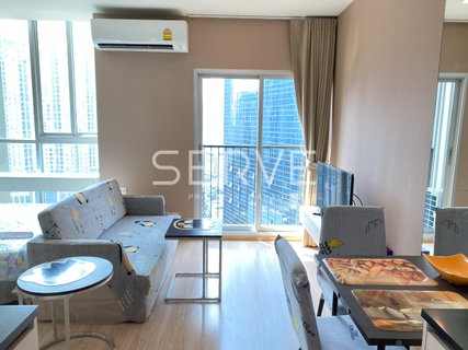 รูปภาพ Nice Room & Good View 1 Bed High Fl Condo in Ratchada Area Next to MRT Thailand Cultural Centre 80 m.@ Noble Revolve Ratchada 2