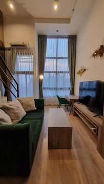 For Rent Condo IDEO RAMA 9 - ASOKE Building 1, Floor 30,Duplex, Room size 38 sqm