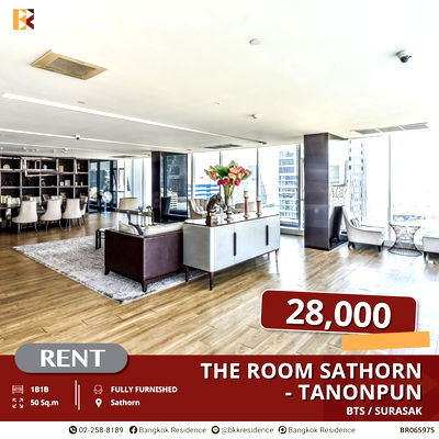 เช่าคอนโด BTS เซนต์หลุยส์ : The Room Sathorn - TanonPun ใกล้ BTS สุรศักดิ์ ทำเลใจกลางเมือง